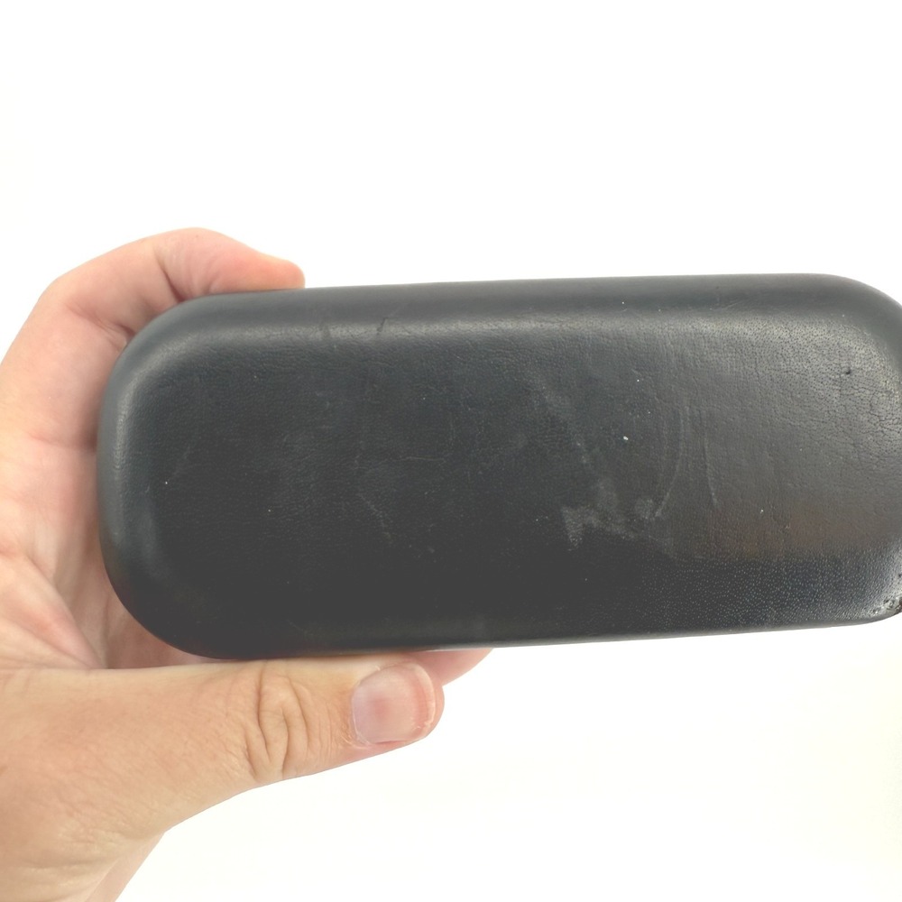 Polo Ralph Lauren Eyeglass‎ Case Unisex OS Black Hard Shell Clamshell Logo